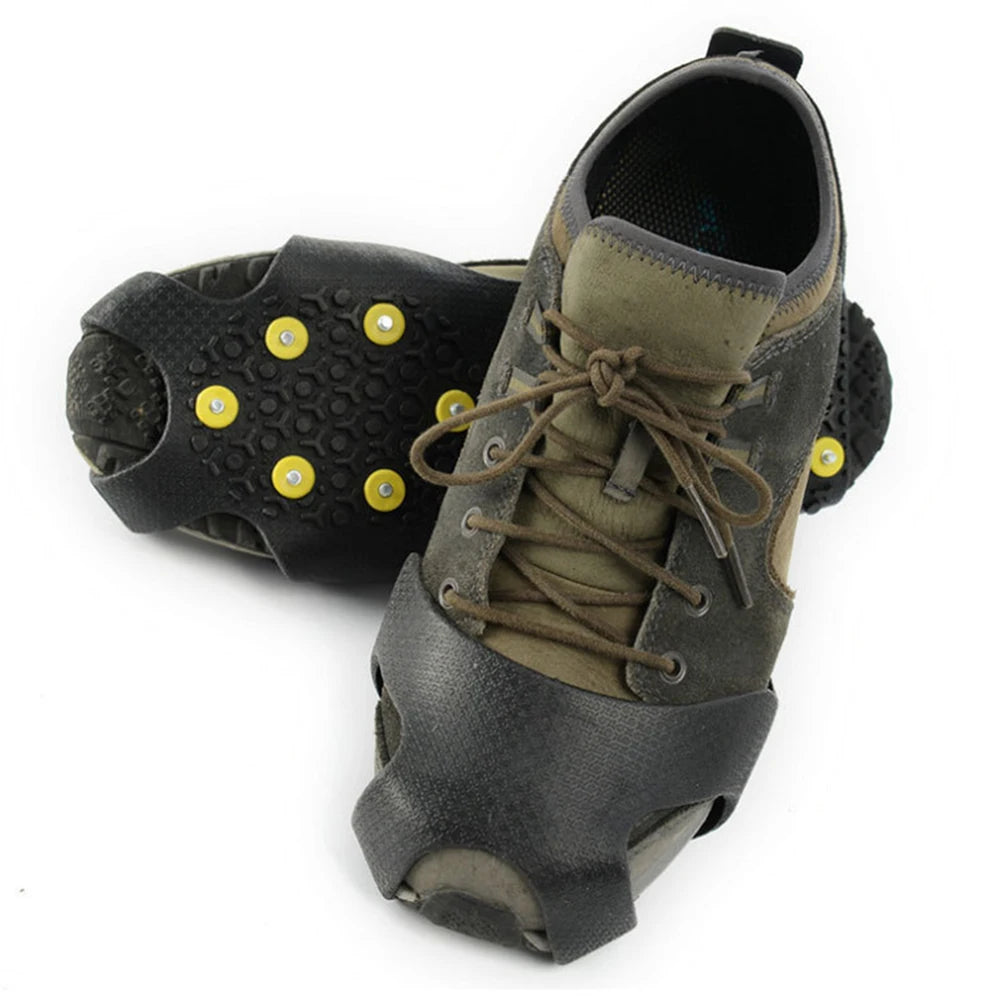 10 Teeth Climbing Crampons Mountaineering Cleats  Snow Claw Shoe