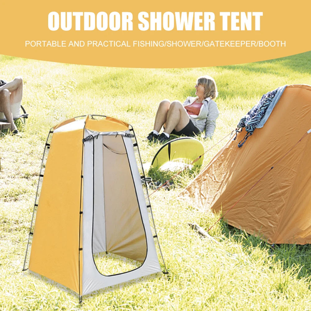 Portable Privacy Shower Tent Outdoor Waterproof Changing Room Shelter
