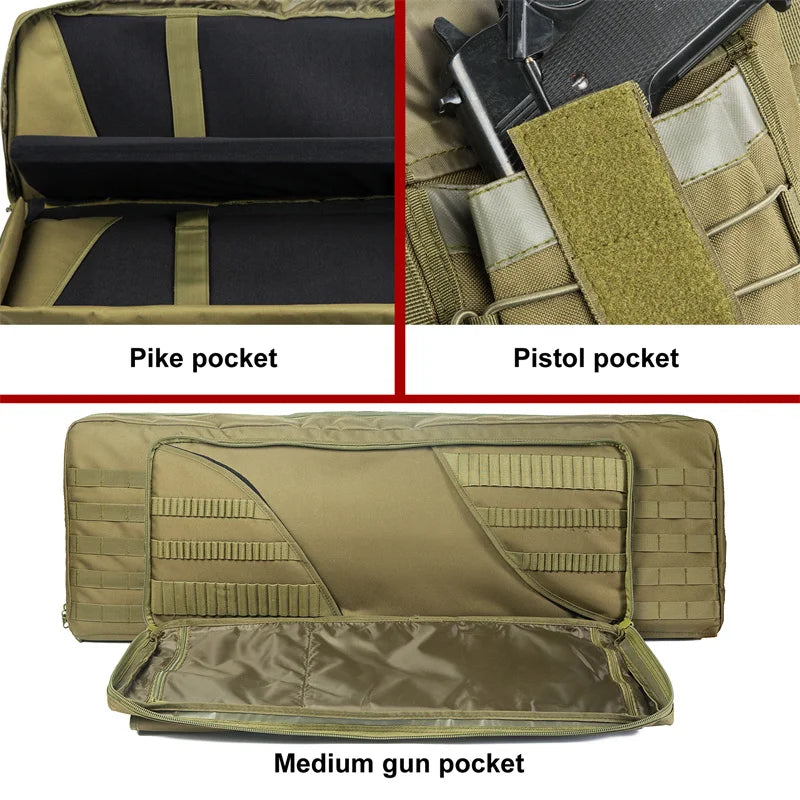 81 97 106 122cm Tactical Gun Bag Double Rifle Case