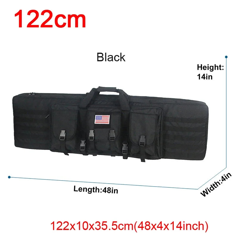 81 97 106 122cm Tactical Gun Bag Double Rifle Case