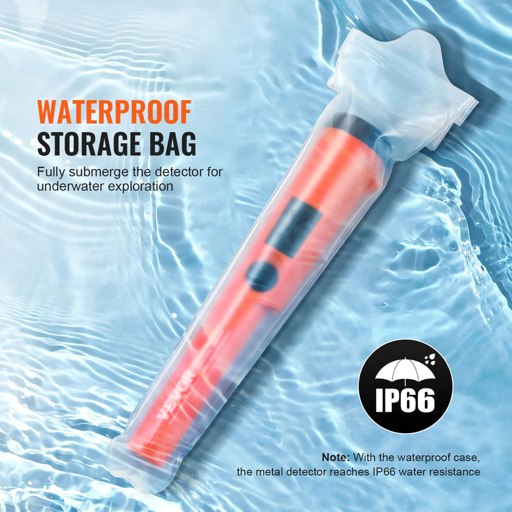 Metal Detector IP66/IP68 Waterproof Handheld Pin Pointer