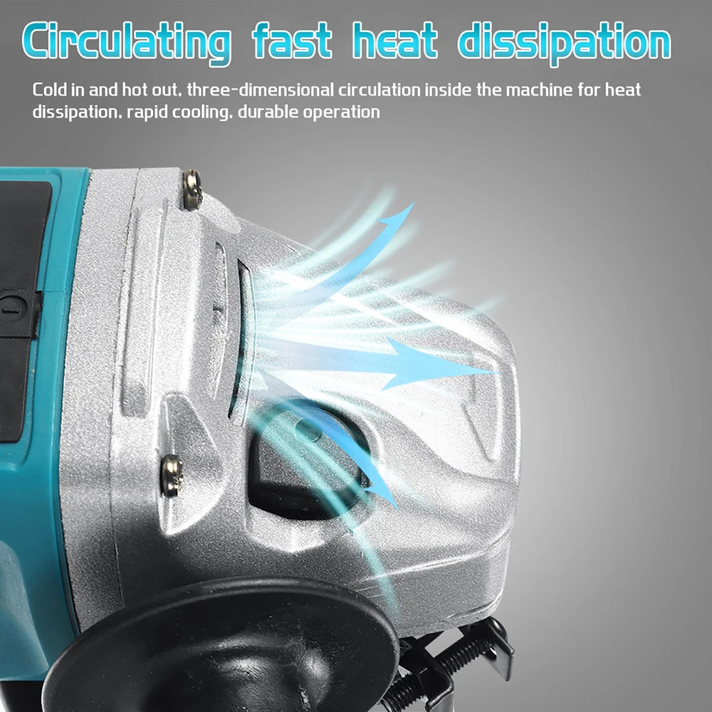 Impact Wrench 125mm Brushless Electric  and Angle Grinder 18V Battery
