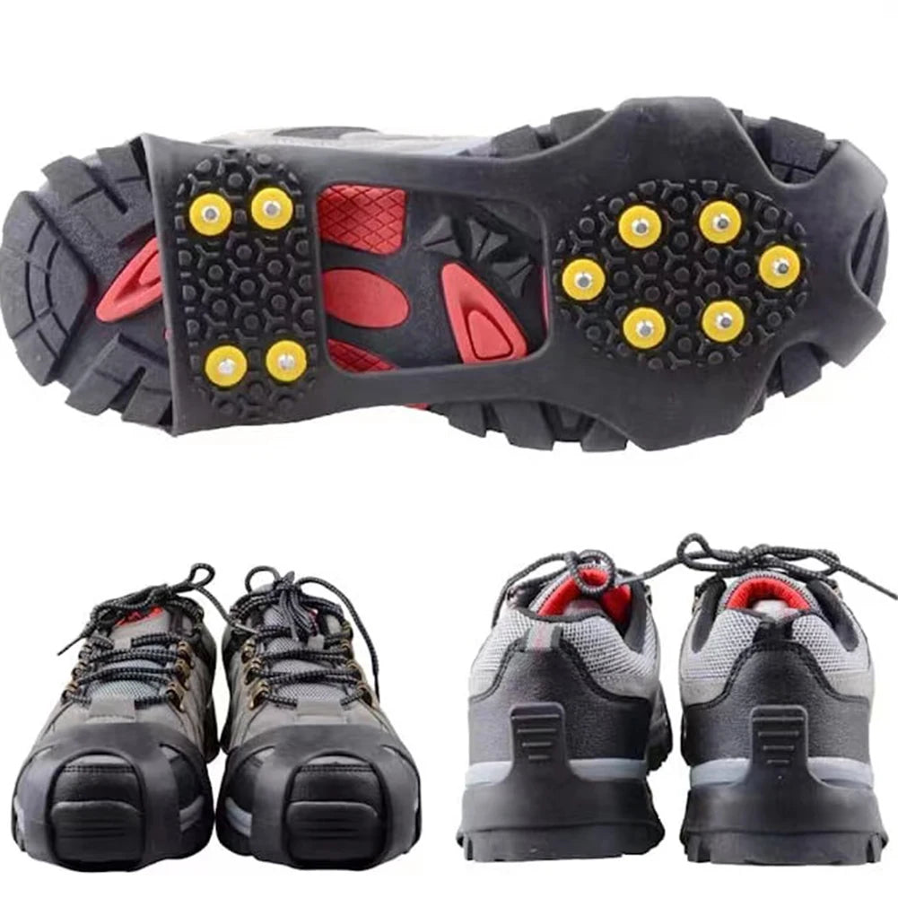 10 Teeth Climbing Crampons Mountaineering Cleats  Snow Claw Shoe