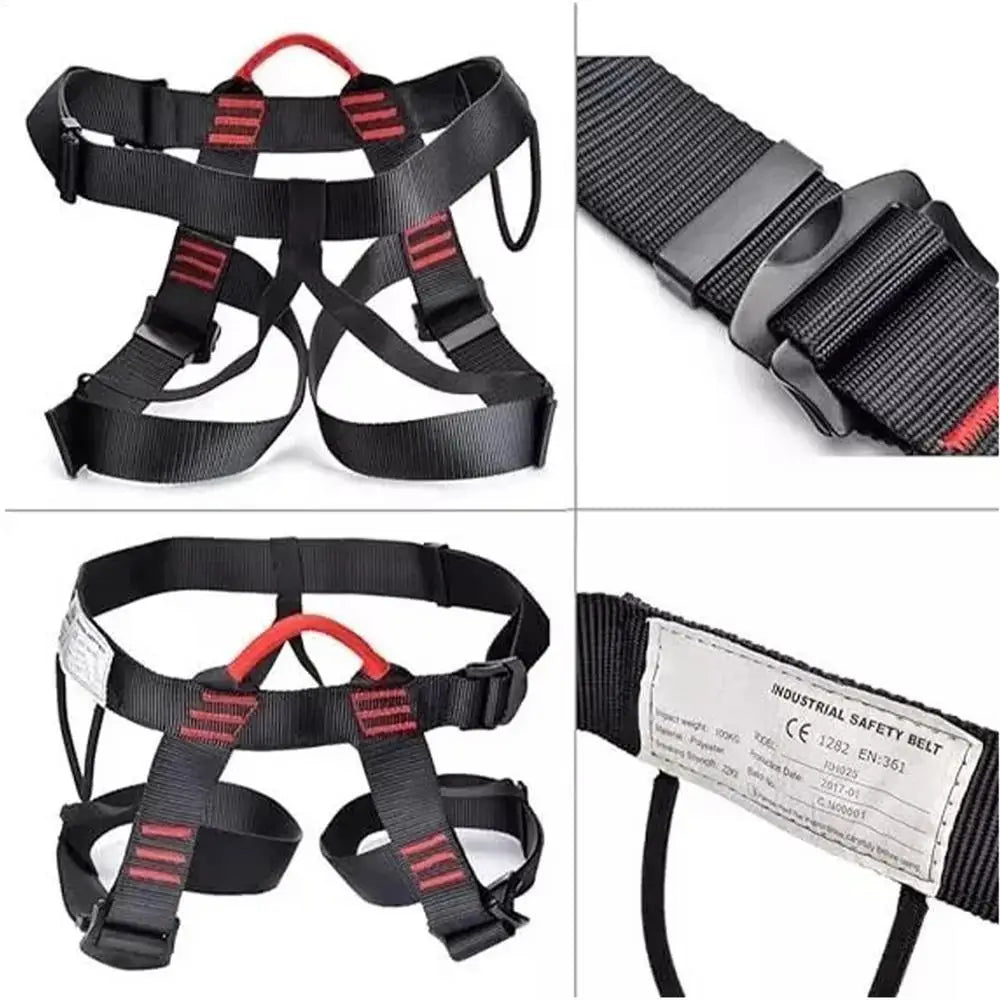 Harness  Rock Climbing Half-Body Safety Protection Equipment  Survival Mountain Tools