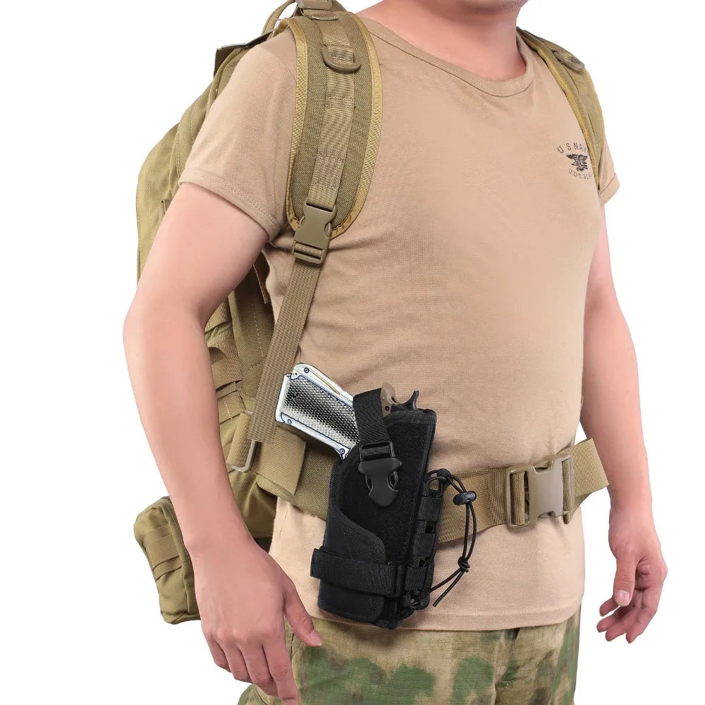 Universal Tactical Molle Pistol Holster Adjustable