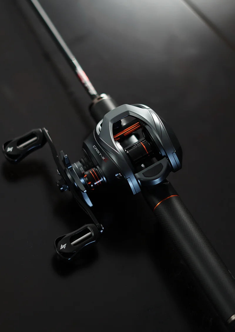 Baitcasting Reel 7.3:1 Hybrid Ceramic Bearing Carbon Fiber Washer Dual Bearing