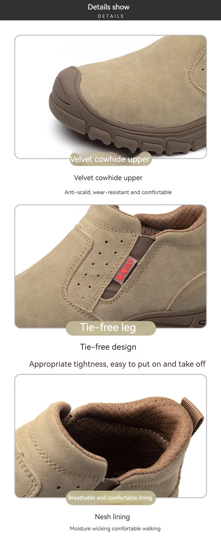 Mens Work Boots Composite Toe Safety Footwear