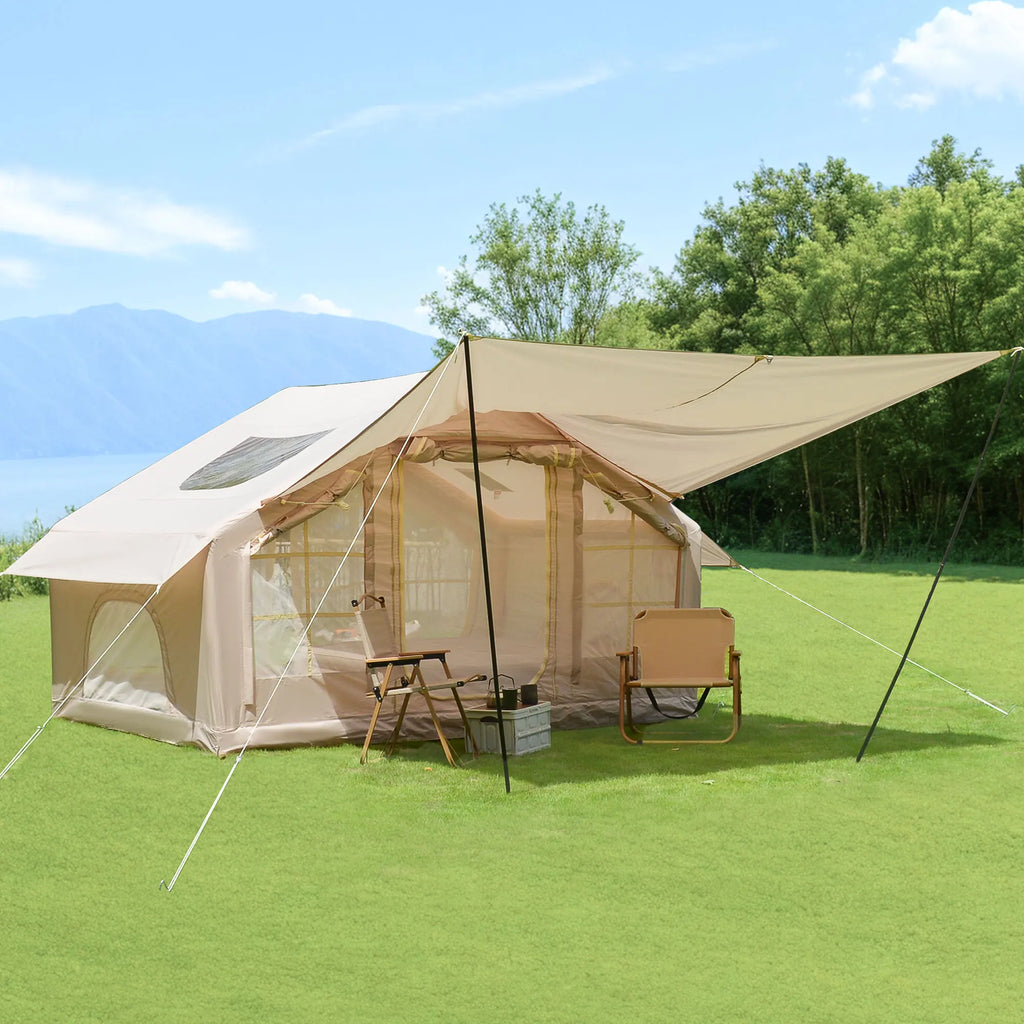 Inflatable 6 Person Camping  tent Quick Setup