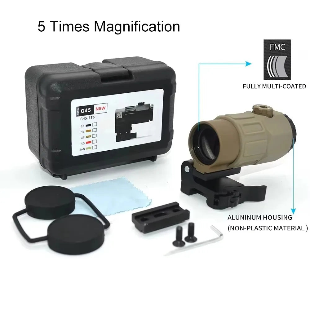 G33 G43 G45 Sight Fixed 3X 5X Magnifier Scope