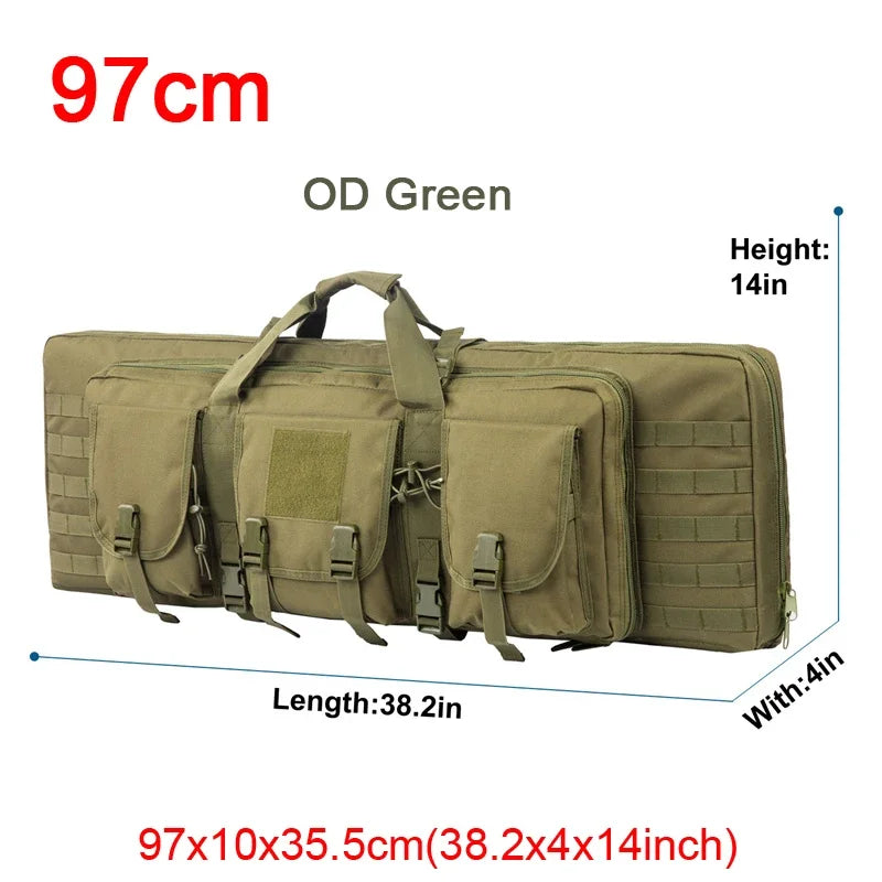 81 97 106 122cm Tactical Gun Bag Double Rifle Case