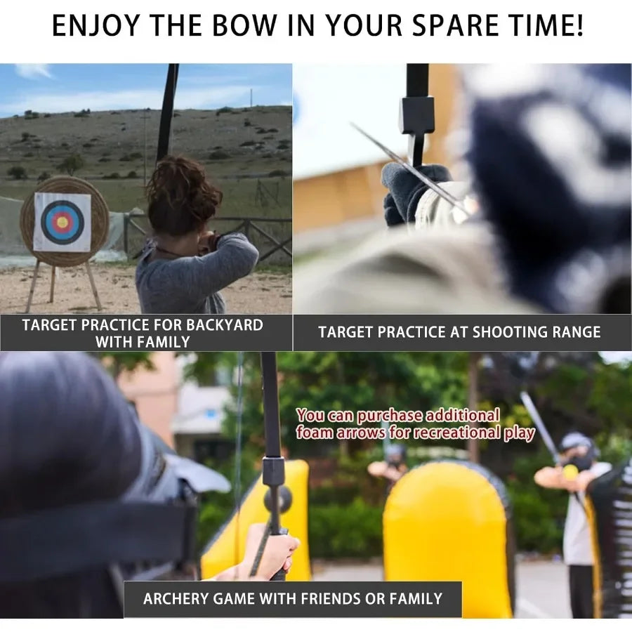 Archery Bow and Arrow  Takedown Recurve  20lbs