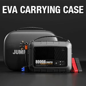 8000A Jump Starter 12V Car Battery Device, Portable Power Supply With Inflation Pump