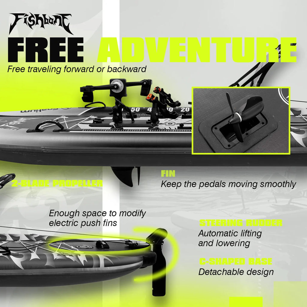 Pedal Drive Kayak Capacity 660LBS