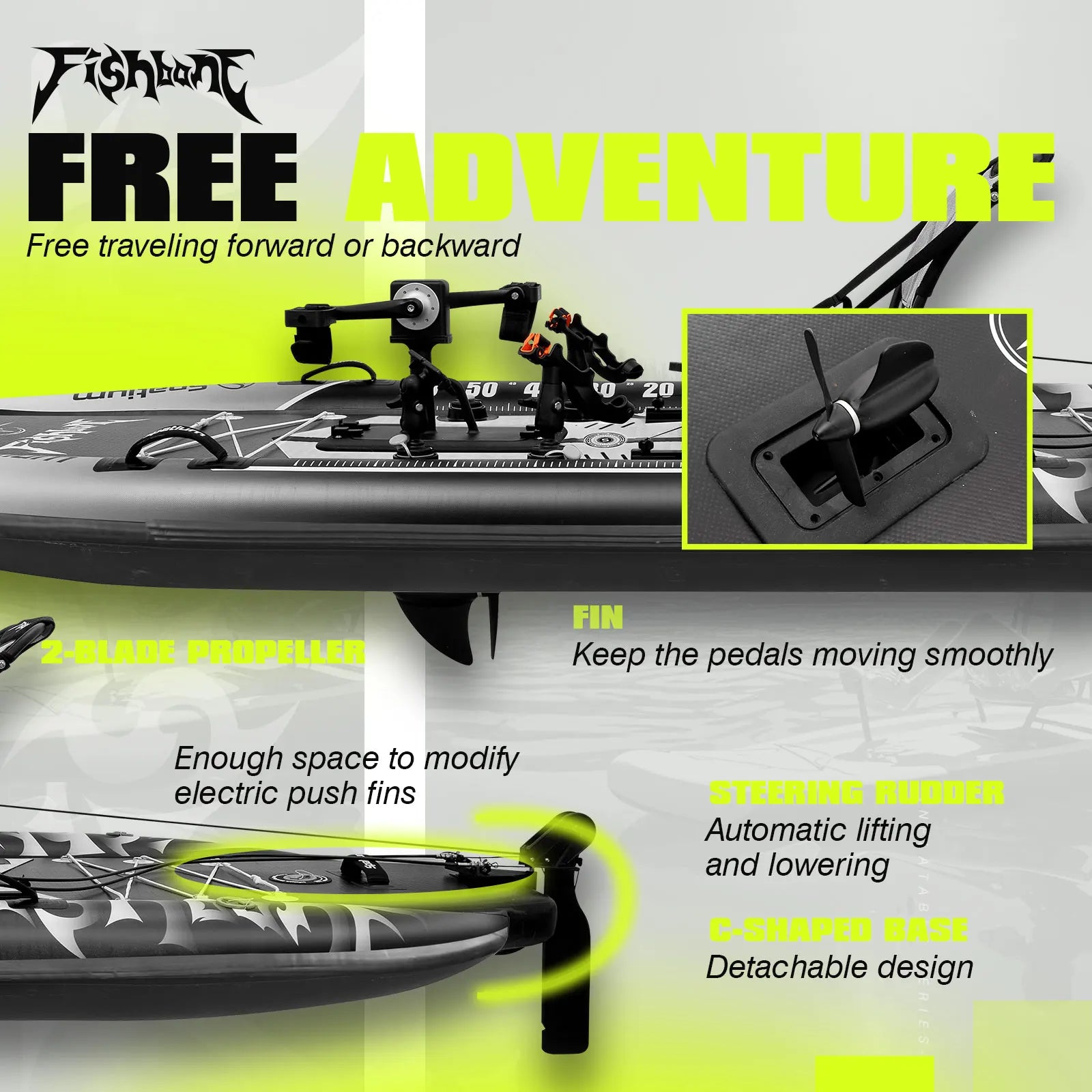 Pedal Drive Kayak Capacity 660LBS