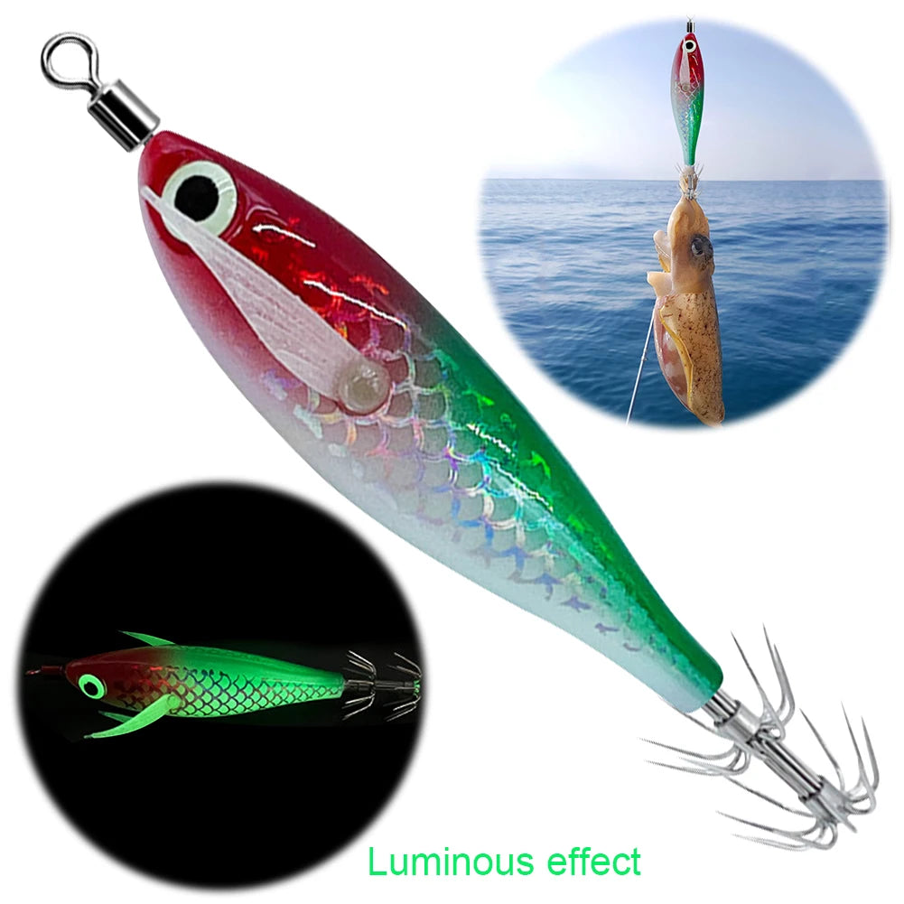 Luminous Squid Hook Squid Fishing Lure  for Night Fishing