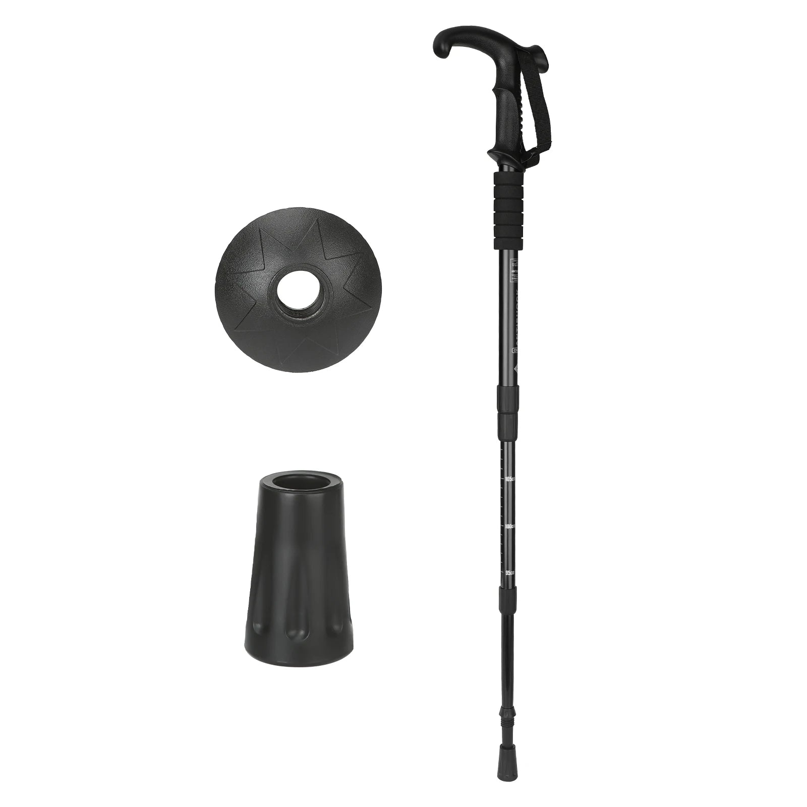 54-110cm Hiking Sticks Trekking Poles Mountaineering Telescopic Walking Stick