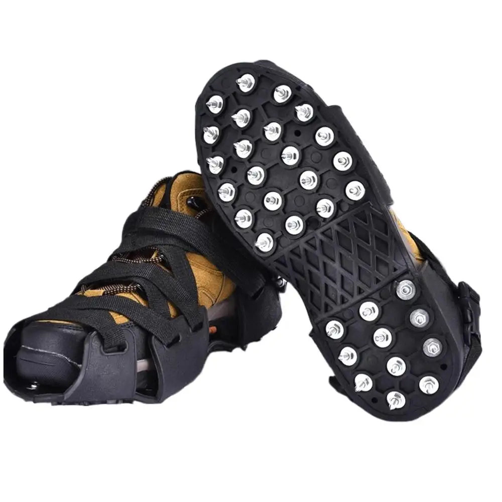 Crampons For Hiking Boots 32-Spikes Crampons Ice Cleats