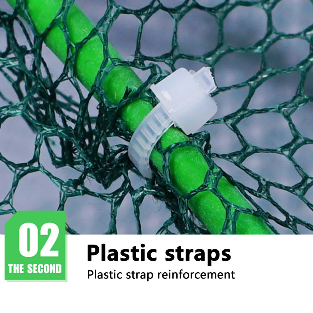 Folding fish cage trap fishing tool kit fish shrimp crayfish crab fishing net nylon material