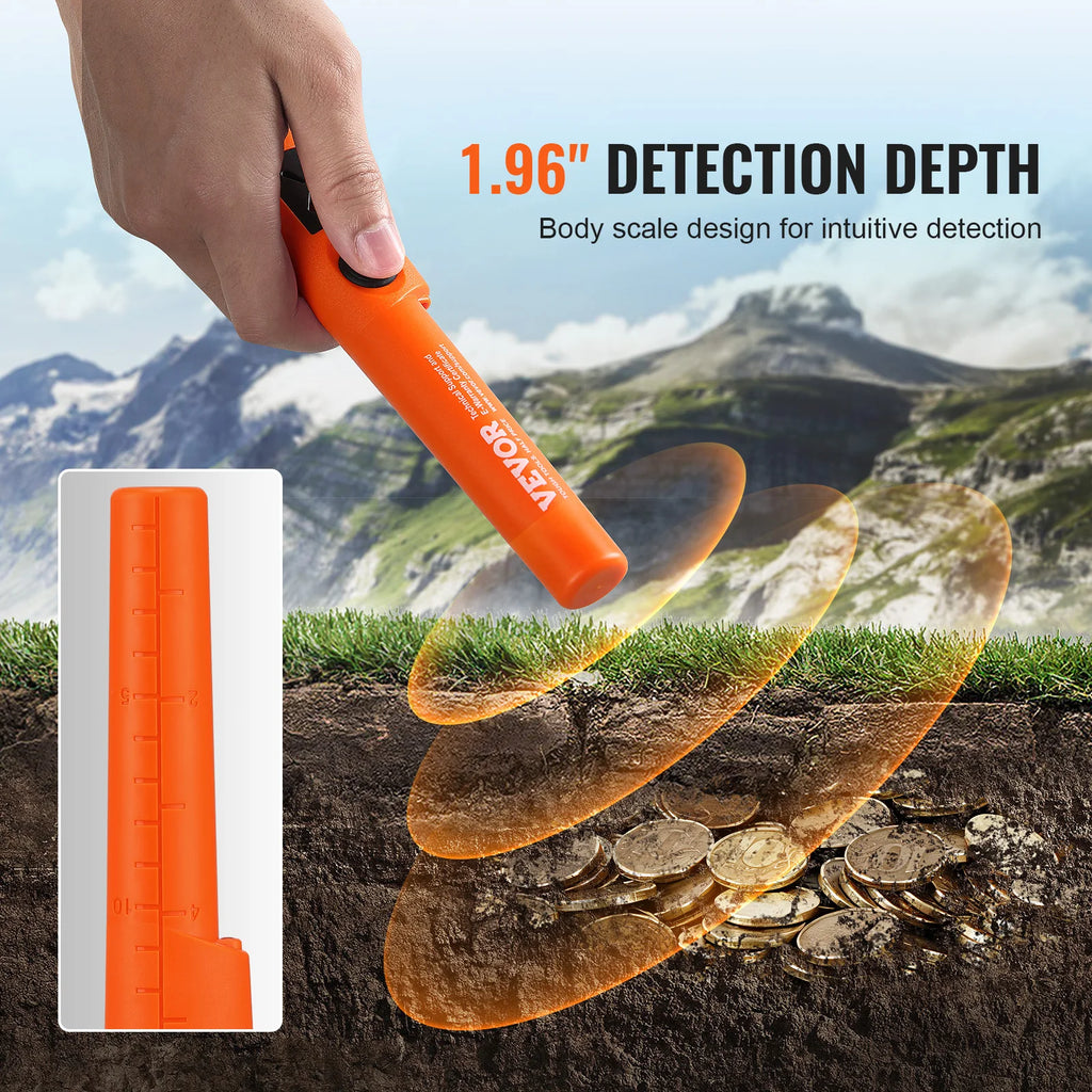 Metal Detector IP66/IP68 Waterproof Handheld Pin Pointer