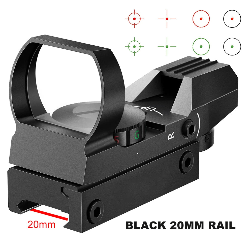 Tactical Red Green Dot Sight  with 20mm Rail
