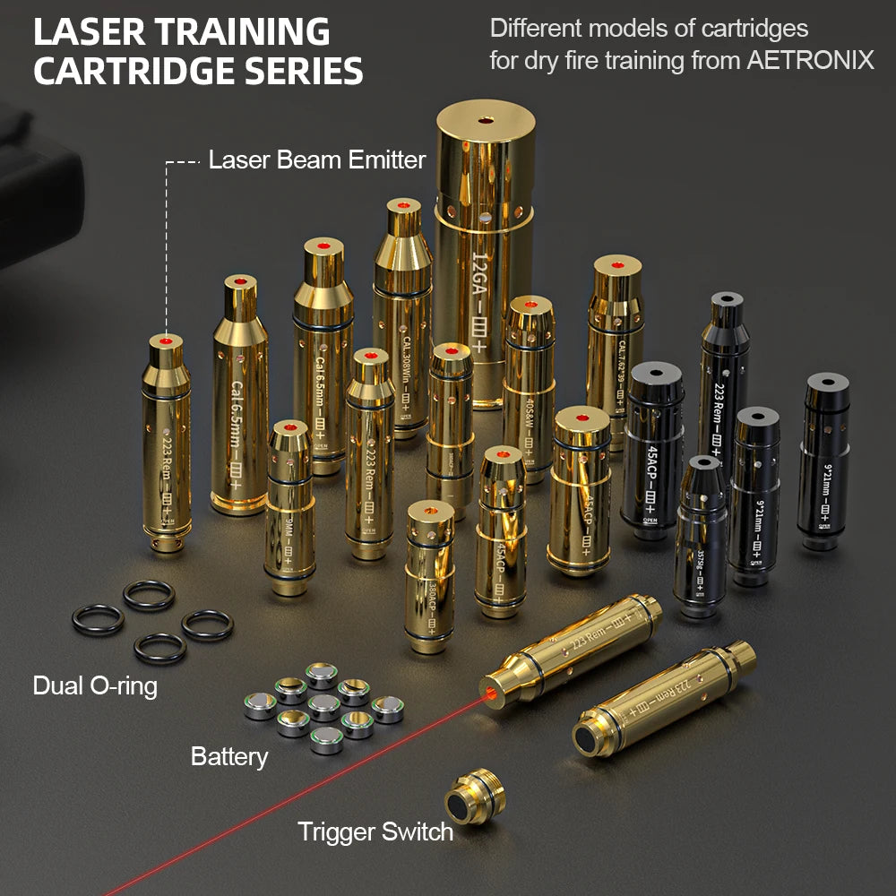 9mm Red Dot Laser Training Cartridge