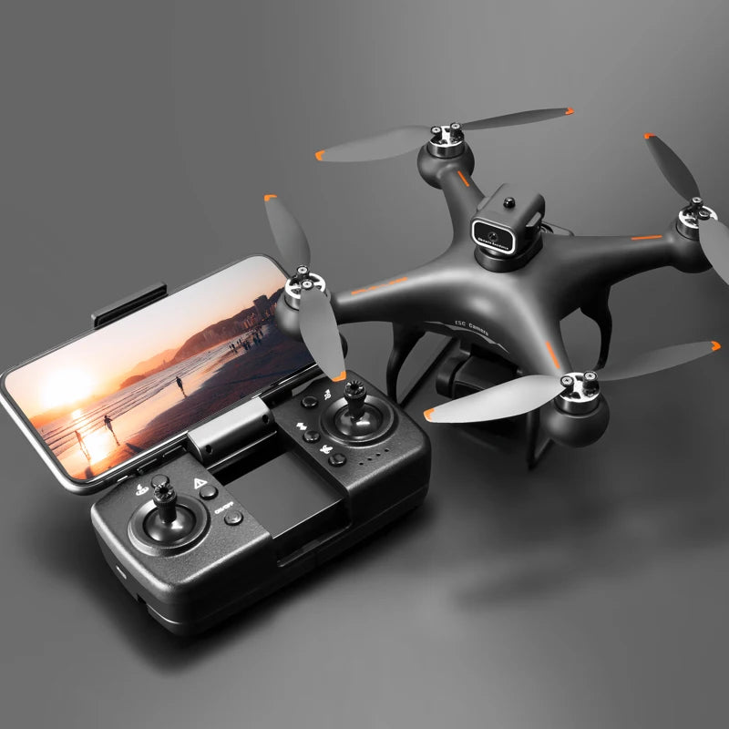 Drone  with 3 Batteries 8K Dual Camera Optical Flow Brushless 360°