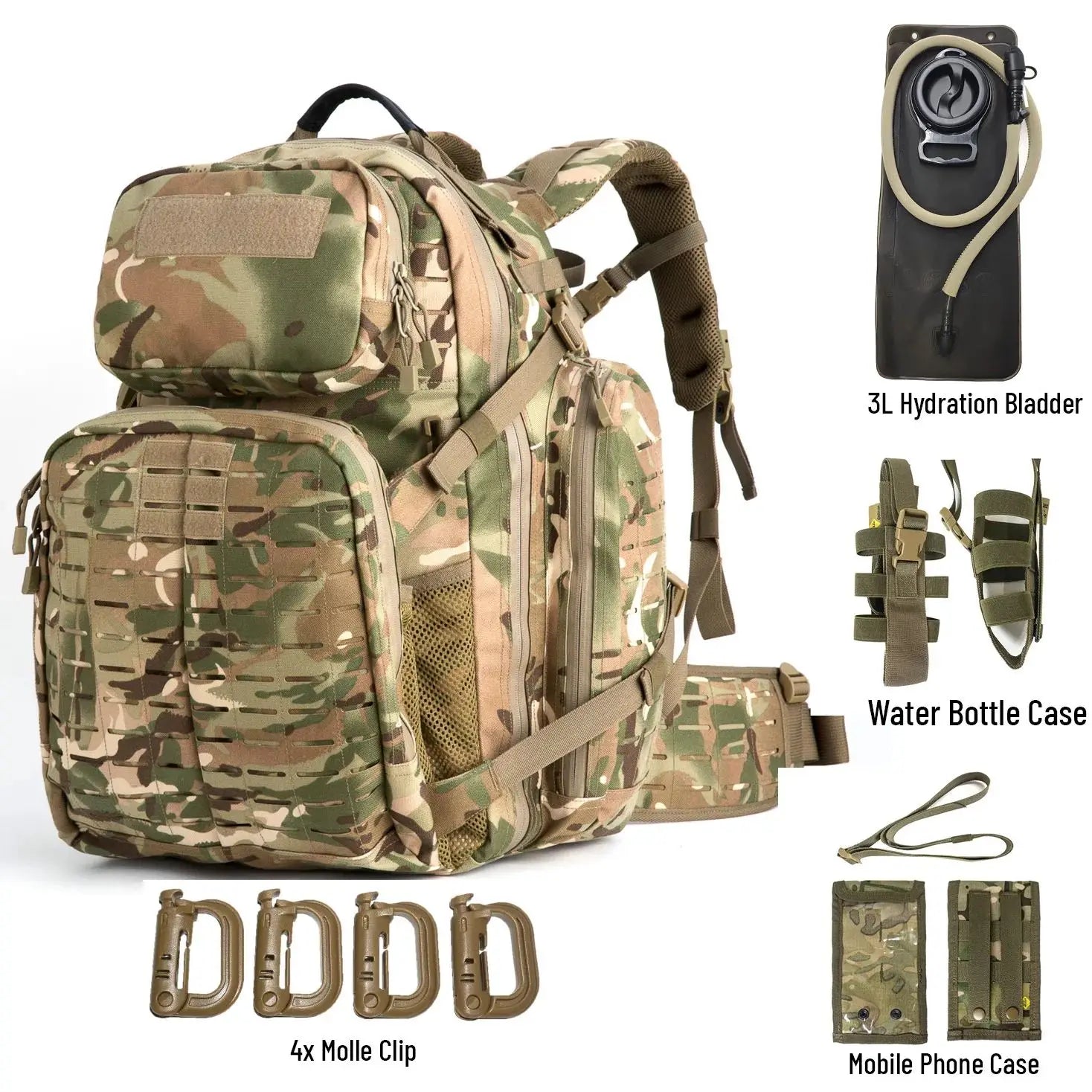 Medium Tactical  Rucksack With Hydration bag