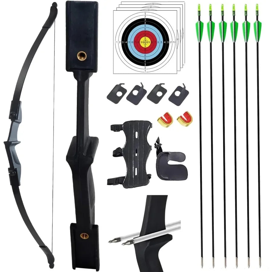 Archery Bow and Arrow  Takedown Recurve  20lbs