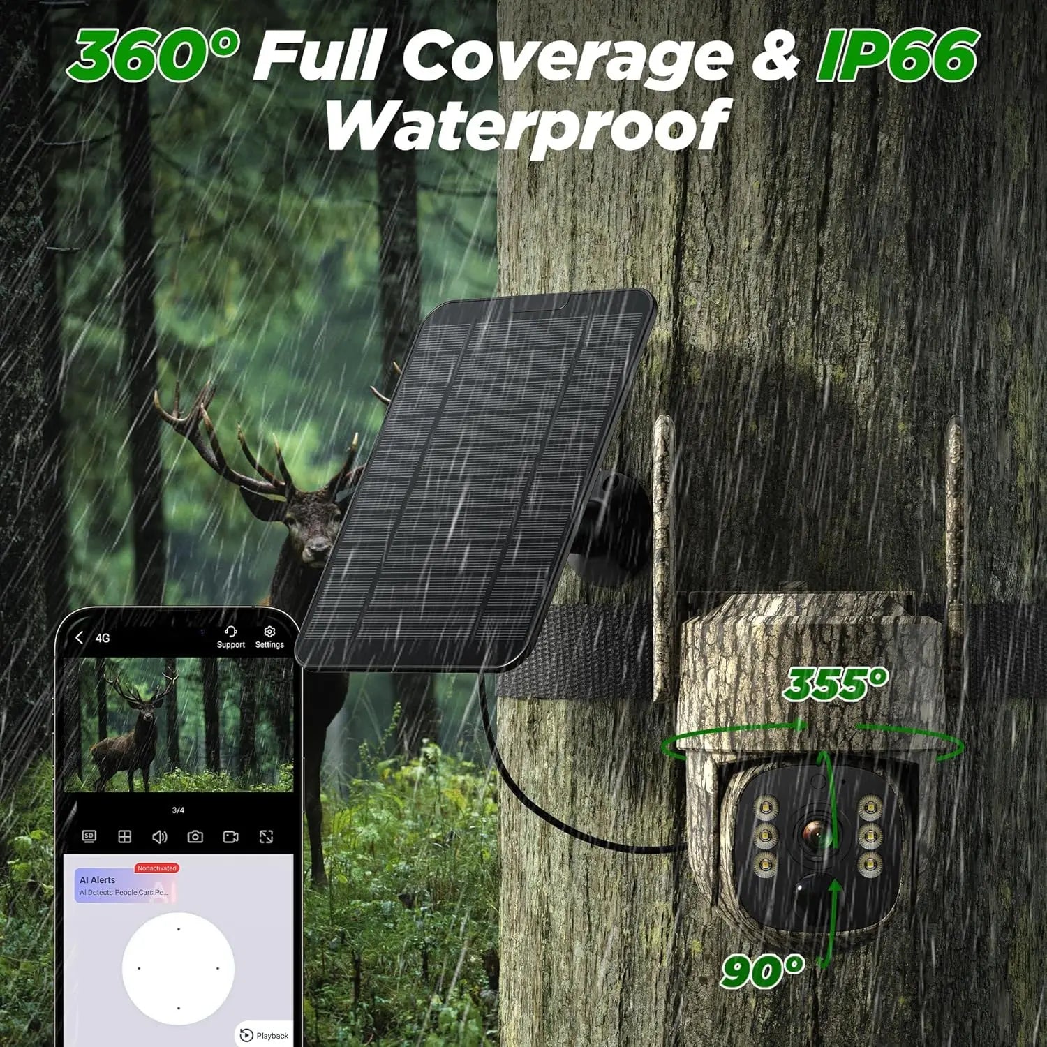 4G LTE Cellular Trail Camera 2 Pack