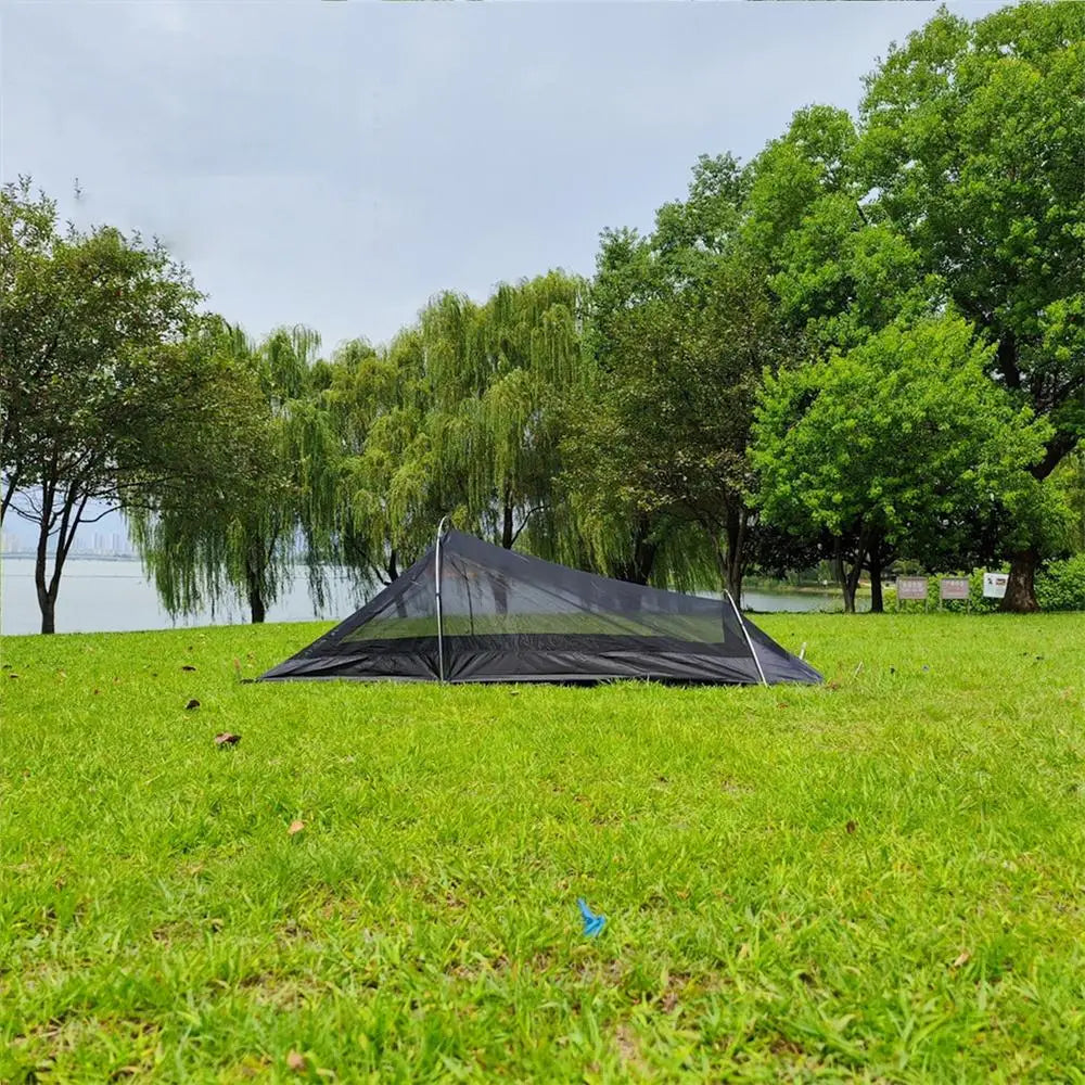 Camping Backpacking Tent 1 Person Tent Breathable Mesh Hiking Mountain Hunting Backpacking Tents To Windproof And Waterproof