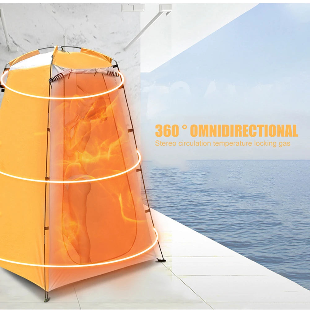 Portable Privacy Shower Tent Outdoor Waterproof Changing Room Shelter