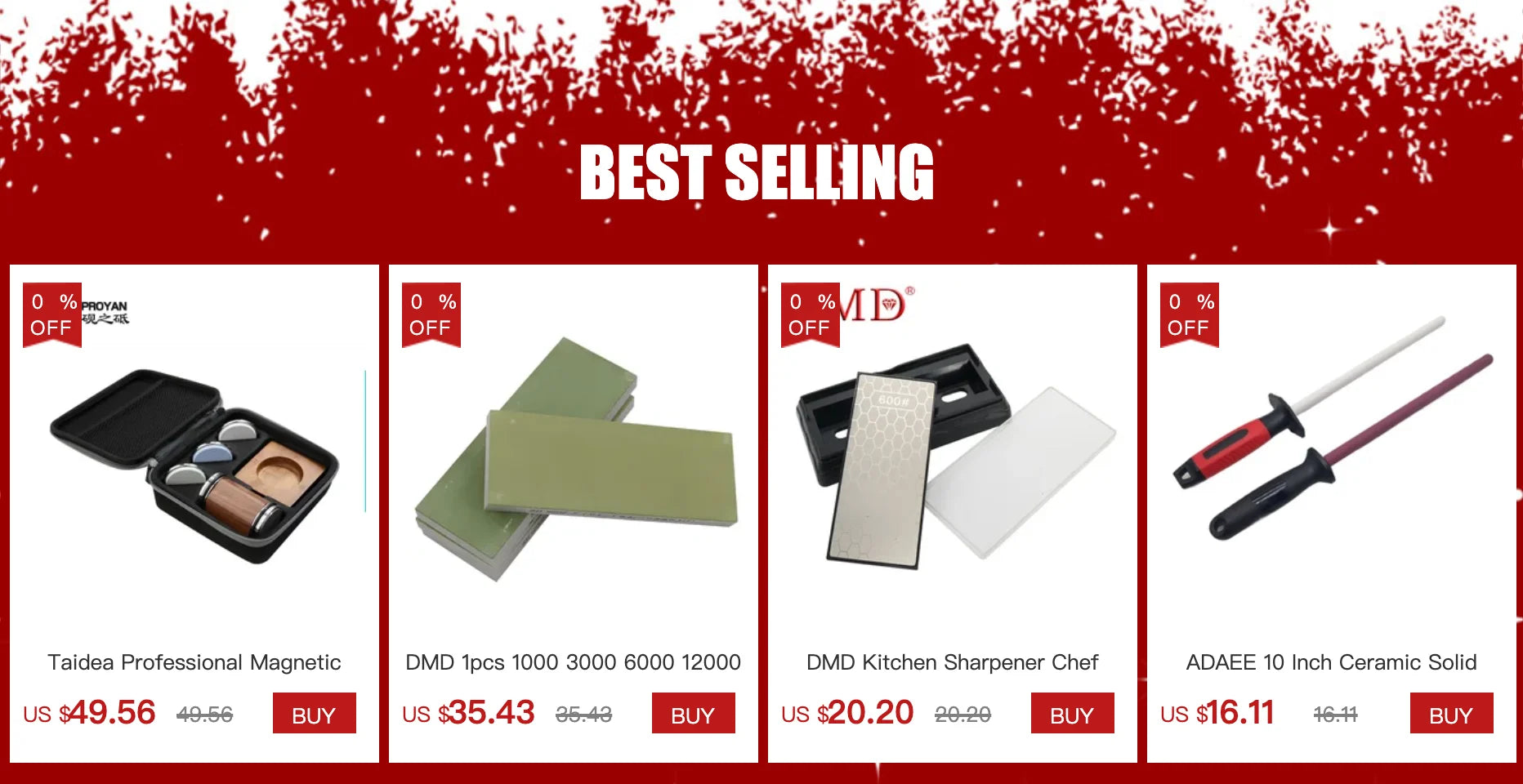 4 Stage Diamond Electric Knife Sharpener