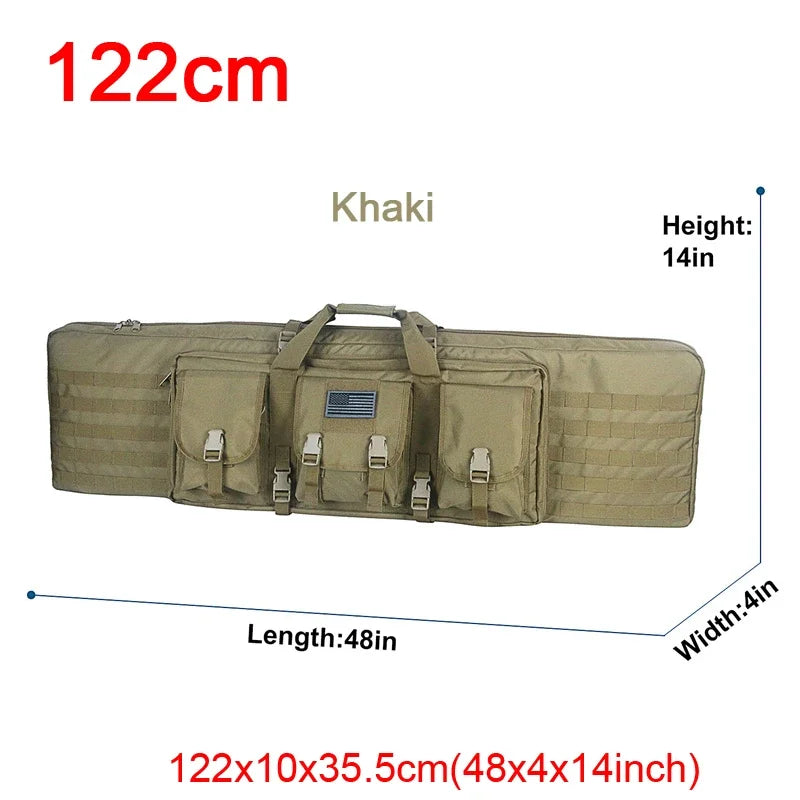 81 97 106 122cm Tactical Gun Bag Double Rifle Case