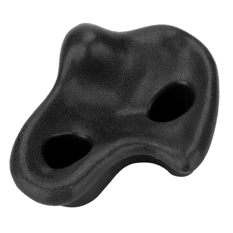 10PCS Plastic Textured Rock Climbing  Rocks Wall  Kids Assorted Kit Bolt Black