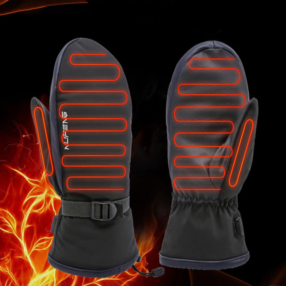 Electric Heating Gloves USB Charging Electric Heated for Climbing Hiking Cycling