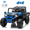 24V XL 2 Seater Ride on Toys Car, 2WD/4WD Switchable Off-Road  Battery Power, 3-Speed Remote Control