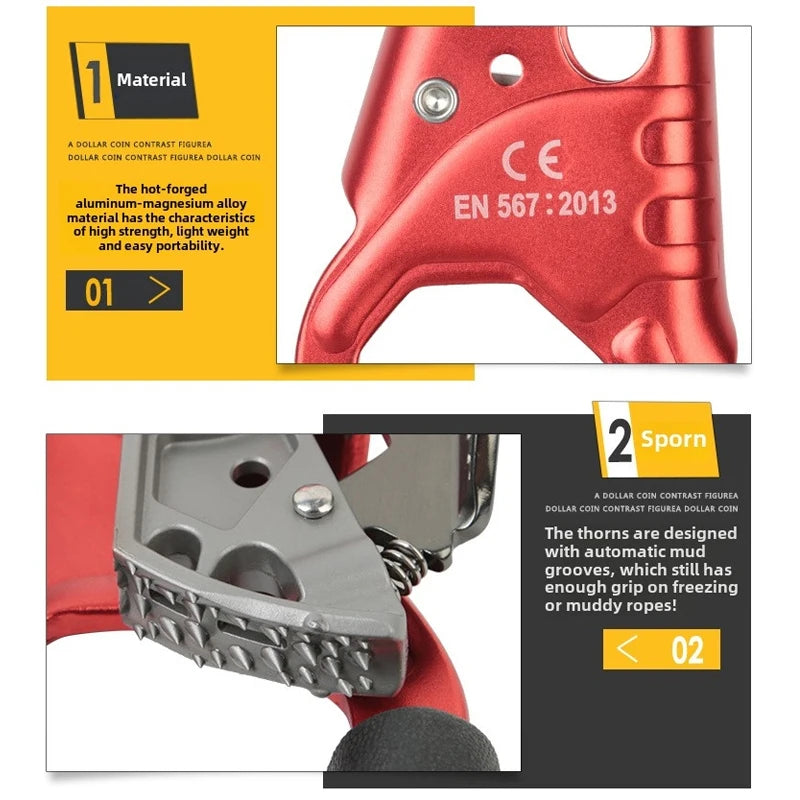 Climbing Hand Ascender;Outdoor Mountaineering