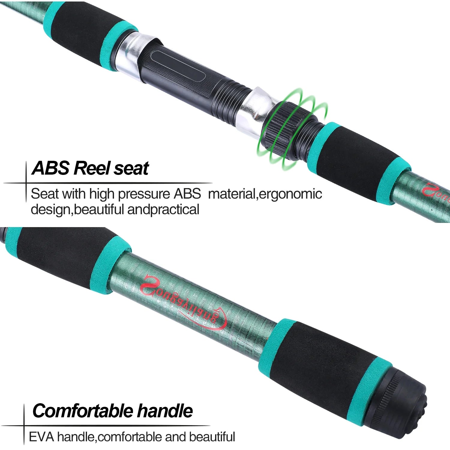 Spinning Fishing Rod and Reel Combo1.8M Telescopic Rod