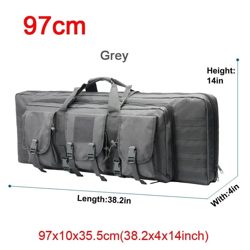 81 97 106 122cm Tactical Gun Bag Double Rifle Case