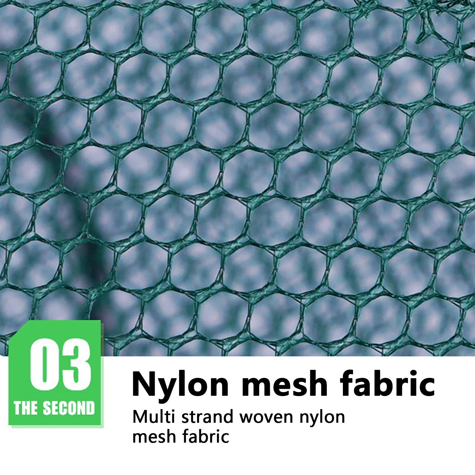 Folding fish cage trap fishing tool kit fish shrimp crayfish crab fishing net nylon material