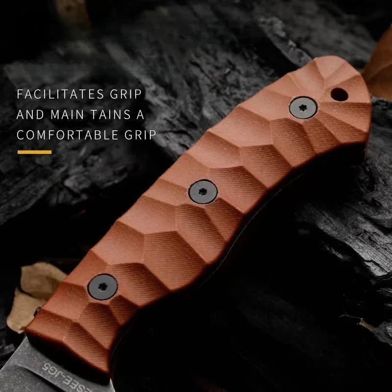 ESEE JG5 Fixed Blade Straight Knife G10 Handle Wilderness Adventure Cutting High Hardness Tactical Hunting Knives  Men's Gift