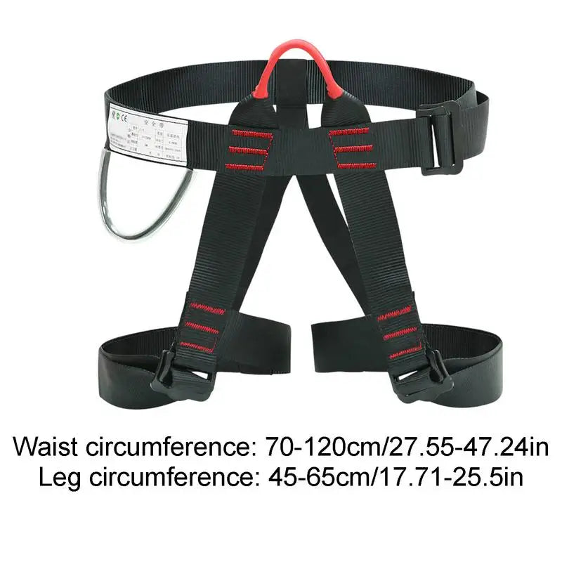 Harness  Rock Climbing Half-Body Safety Protection Equipment  Survival Mountain Tools