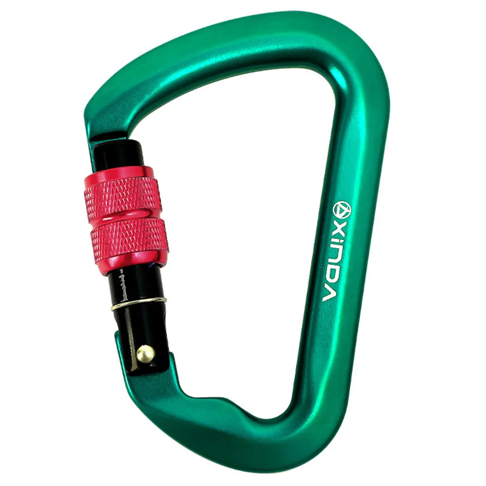 Rock Climbing Carabiner Heavy Duty Caribeaner Rappelling and Mountaineering