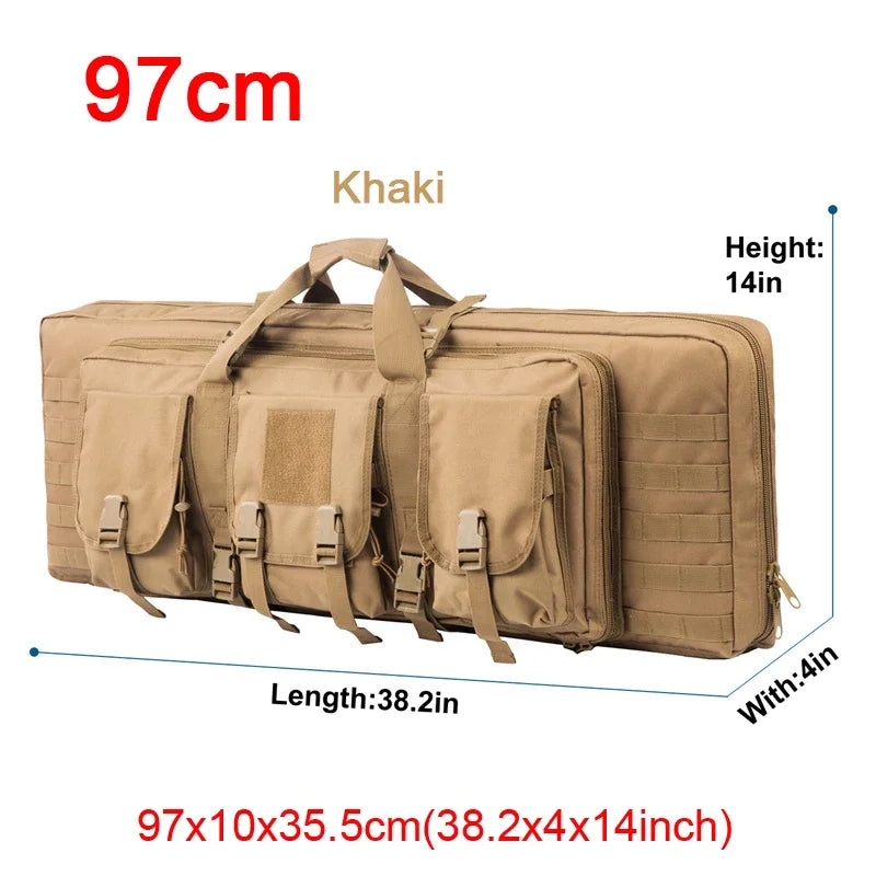 81 97 106 122cm Tactical Gun Bag Double Rifle Case