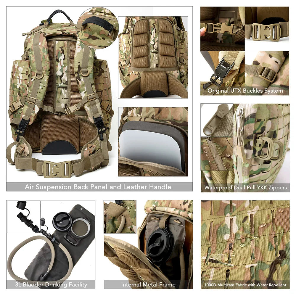 Medium Tactical  Rucksack With Hydration bag