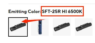 Led flashlight EDC LUXEON HL4X