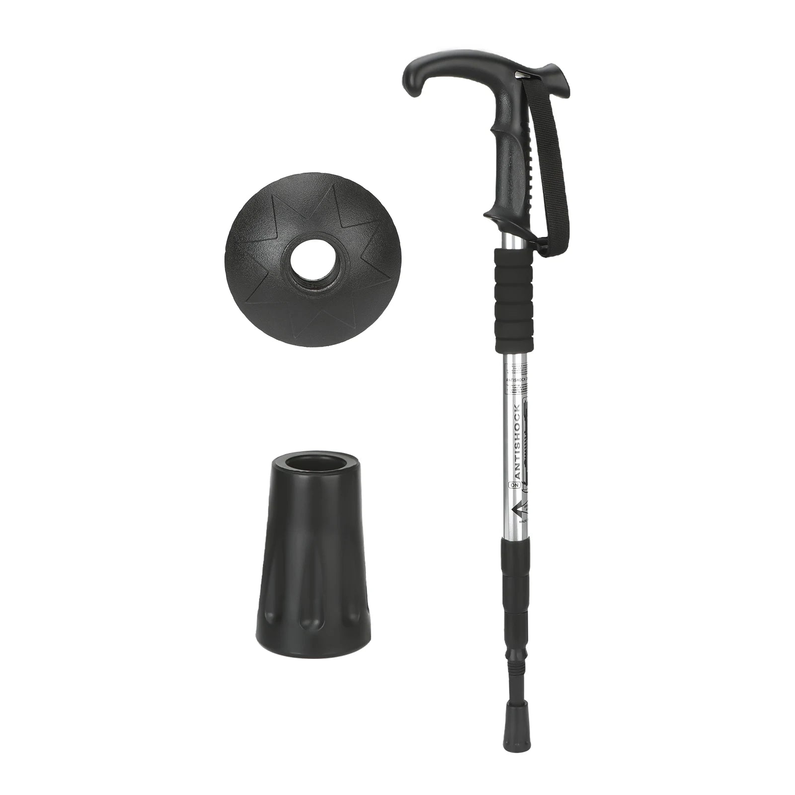 54-110cm Hiking Sticks Trekking Poles Mountaineering Telescopic Walking Stick