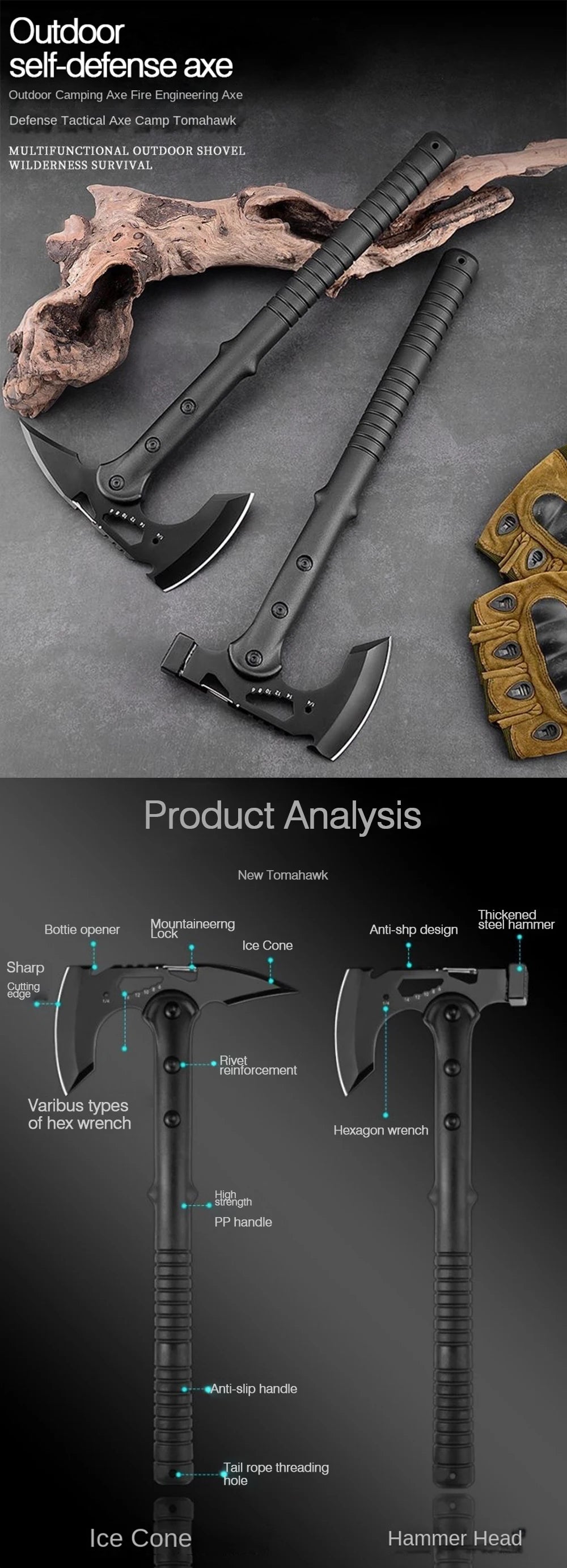 Outdoor Tactical Axe