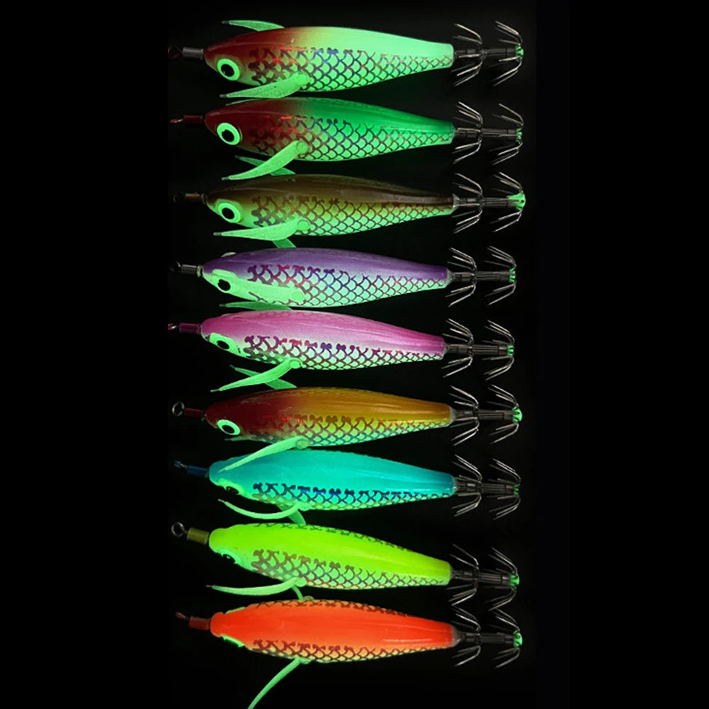Luminous Squid Hook Squid Fishing Lure  for Night Fishing