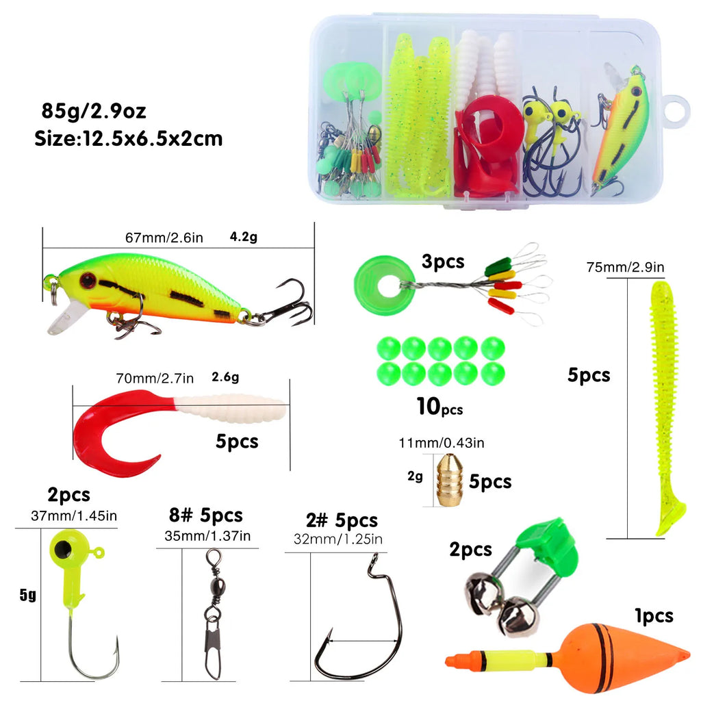 Spinning Fishing Rod and Reel Combo1.8M Telescopic Rod